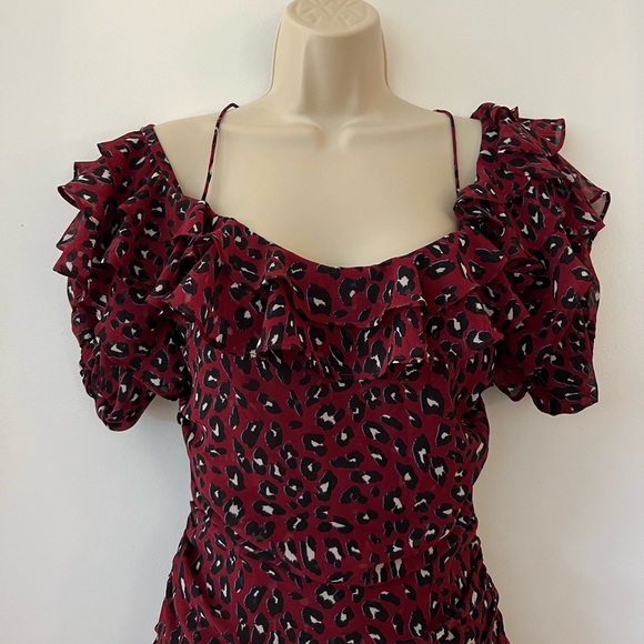 Leopard Ruffle Dress - Picture 9 of 14